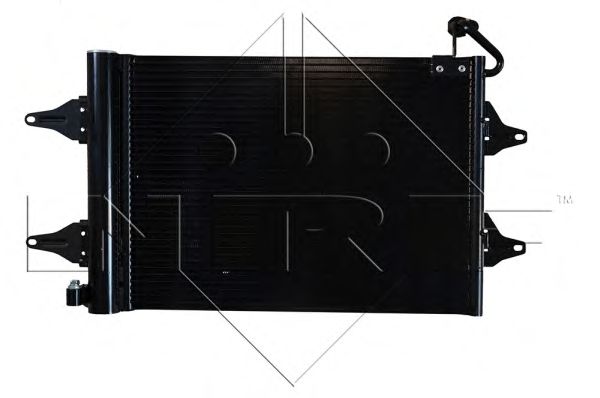 35480 NRF Радіатор кондиціонера1