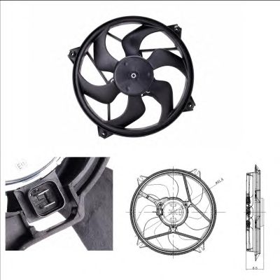 47348 NRF Вентилятор Радіатора1