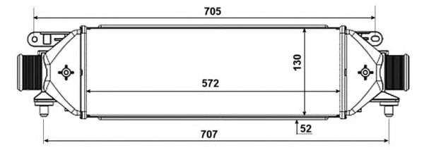 30752 NRF Інтеркулер Fiat Doblo 1.6D/2.0D 10-1