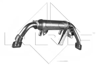 48010 NRF Радіатор відпрацьованих газів3