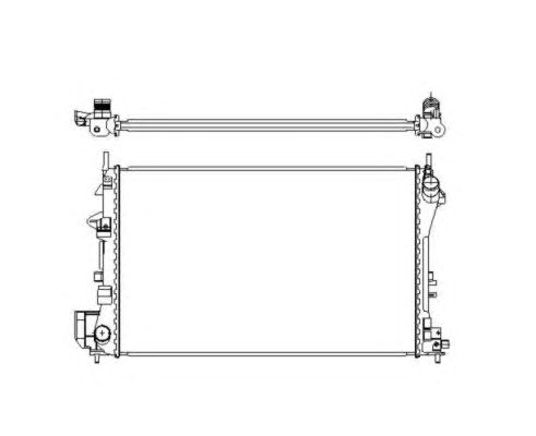 58203 NRF Радіатор охолоджування4