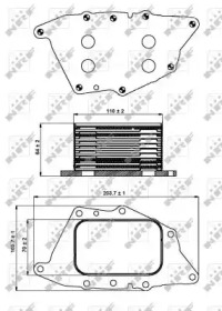 31287 NRF Масляний Радіатор1