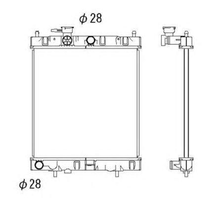 52060 NRF Радіатор охолоджування4