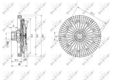 49589 NRF Віскомуфта Bmw E65/66 730D 01->1