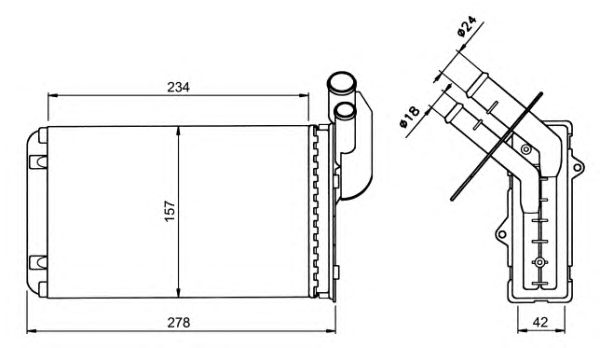58836 NRF Радіатор опалення1