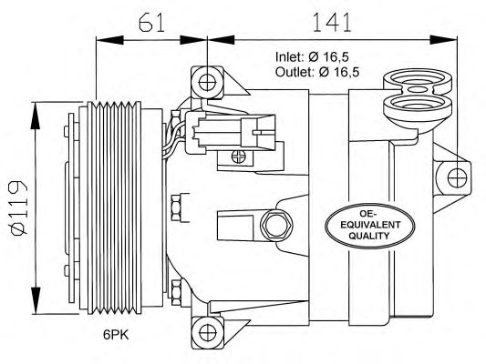 Повітряний фільтр Asam 320211