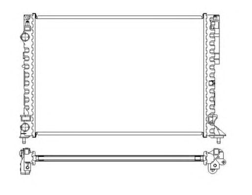58242 NRF Радіатор охолодження4