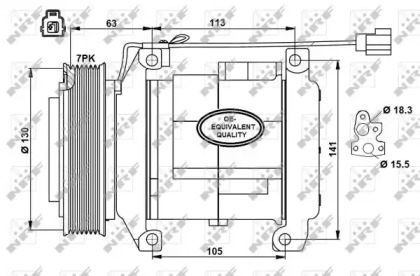 32881 NRF Компресор кондиціонера1