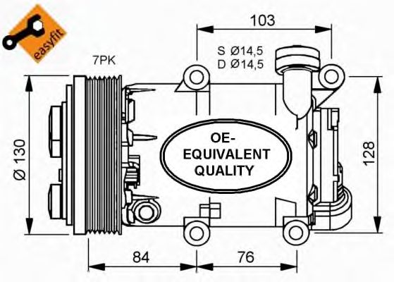 32410 NRF Компресор кондиціонера1