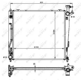 59201 NRF Радіатор охолодження1