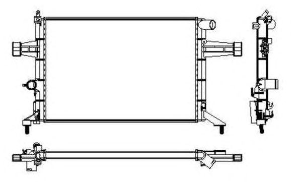 53628 NRF Радіатор охолодження3