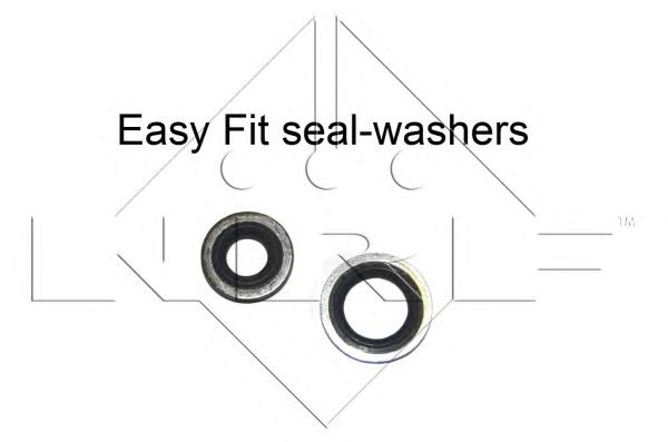 350082 NRF Радіатор кондиціонера1