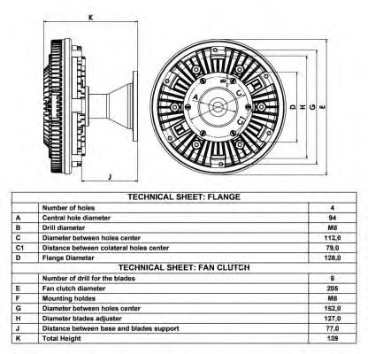 49014 NRF Віскомуфта вентилятора1