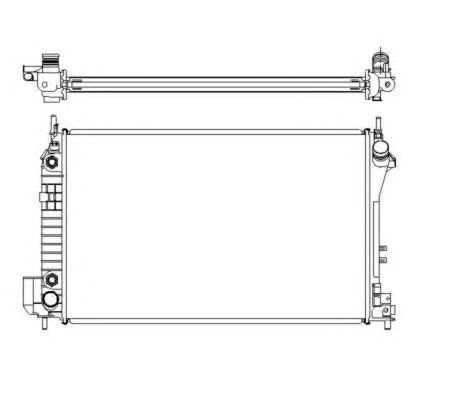 58294 NRF Радіатор охолодження1