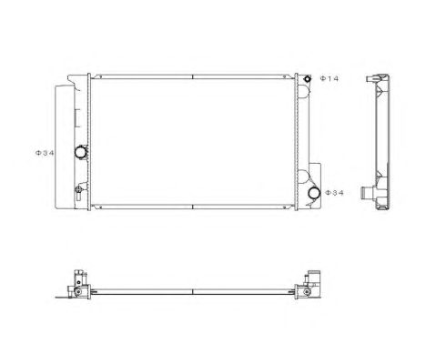53763 NRF Радіатор охолодження1