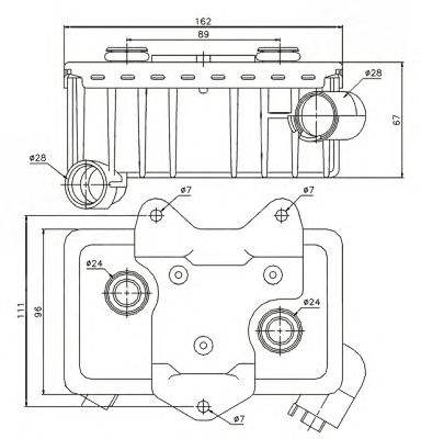 31181 NRF Радіатор масляний1