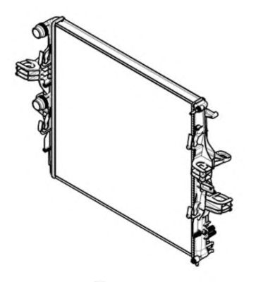 58431 NRF Радіатор охолодження1