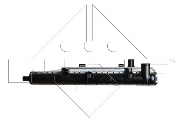53531 NRF Радіатор охолодження (MT) Citroen C2, C3 I, C3 II, C3 III, C3 Pluriel, C4 Cactus, Ds3 Peug4