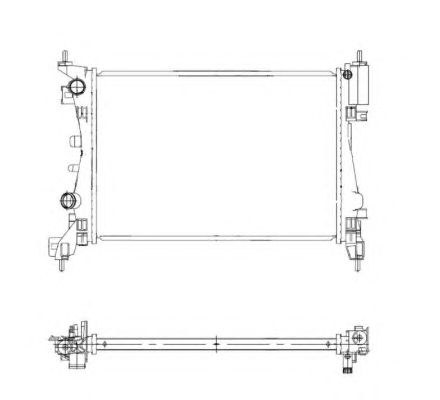 55341 NRF Радіатор охолодження4