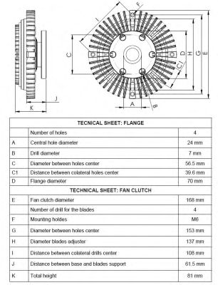 49546 NRF Віскомуфта вентилятора2