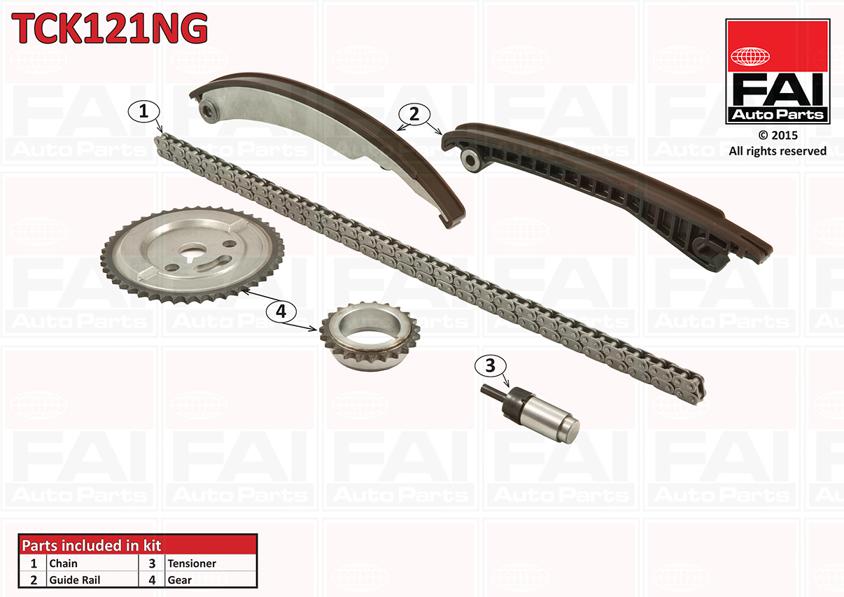TCK228NG FAI Ланцюг ГРМ, комплект1