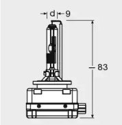 66150-FS OSRAM Лампа D1R 35W PK32D-3 ORIGINAL2