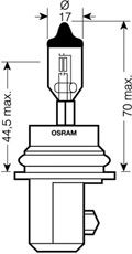 9007-FS OSRAM Лампа HB5 12V 65/55W PX29T ORIGINAL1