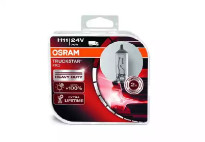 64216TSP-HCB-DUO OSRAM Лампа H11 24V 70W PGJ19-2 TRUCKSTAR PRO1