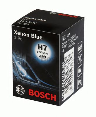 1987302075 BOSCH Лампа H7 12V 55W PX26D XenonBlue1