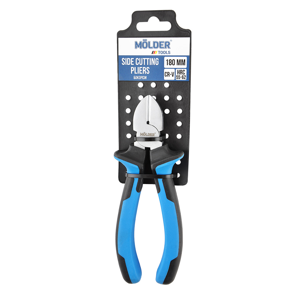MOLDER Бокорізи MOLDER 180мм, Cr-V, HRC 55-62, сатинове покриття, двокомпонентна ручка 1
