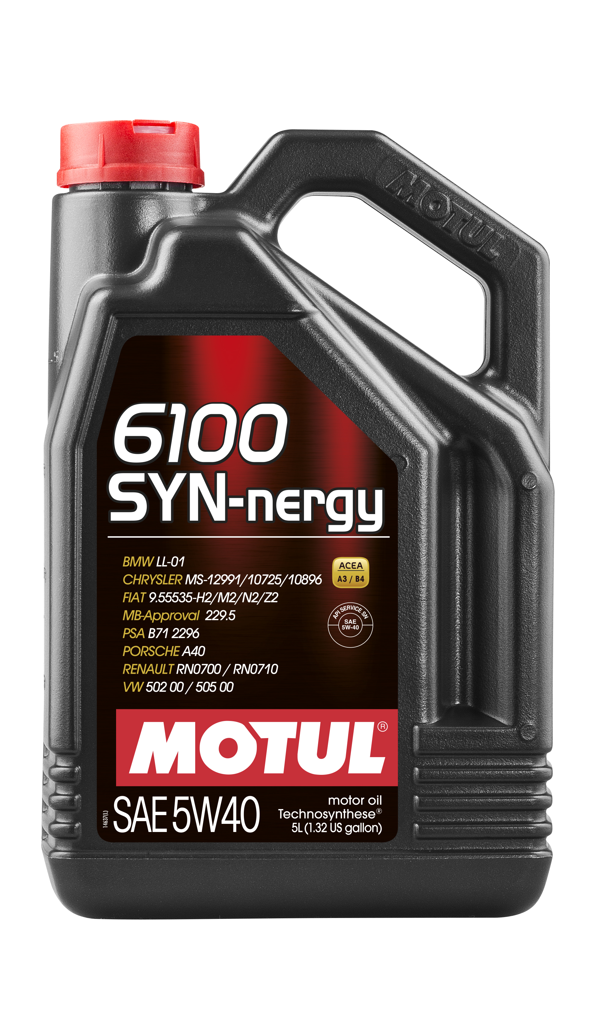 MOTUL 6100 Syn-nergy SAE 5W40 4X5 L1