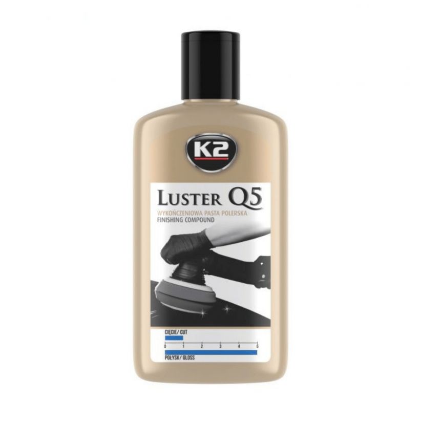 K2 LUSTER Q5 BLUE Фінішна паста для механічного полірування біла 250 мл NEW1