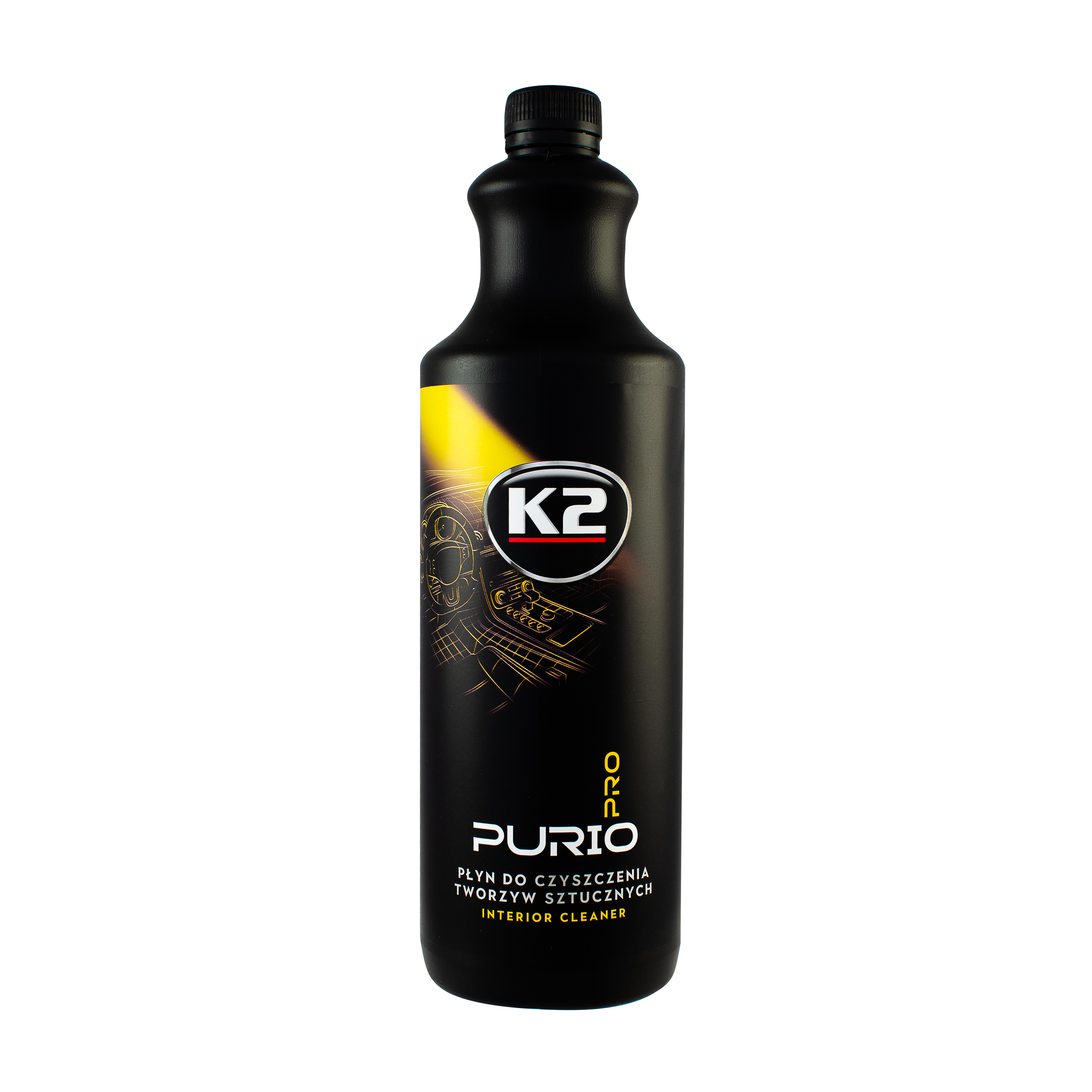 K2 PURIO PRO- płyn  1L очисник пластику 1 л NEW х6 (з тригером)1