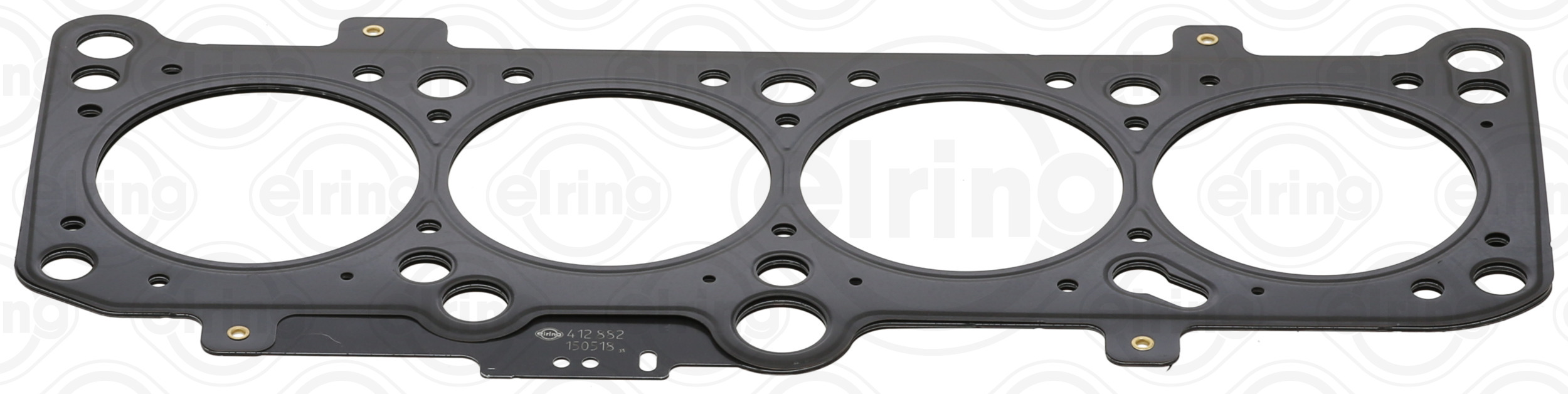 412.882 Elring Прокладка ГБЦ VW Caddy II/Golf III/IV 1.9TDI/SDI 95-04 (2 метки) (1.53mm)1