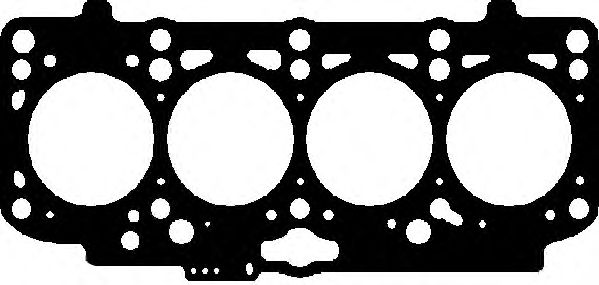 124.012 Elring Прокладка ГБЦ VW Caddy 1.9TDI/SDI 95-04 (3 метки) (1.71mm)1