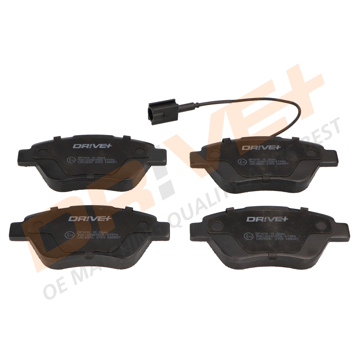 DP1010.10.0866 Drive+ - Гальмівні колодки до дисків1