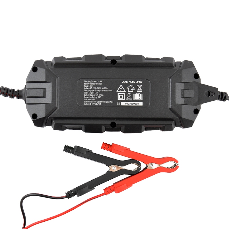 Зарядний пристрій АКБ WINSO PRO 8LEDs 4A, 6V/12V, 4-120Ah1