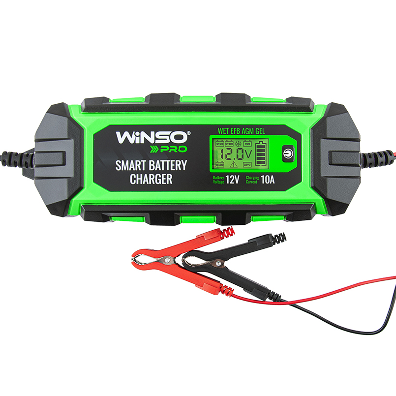 Зарядний пристрій АКБ WINSO PRO LCD 10A, 12V, 4-200Ah1
