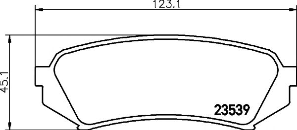 2353902 TEXTAR Гальмівні колодки до дисків1