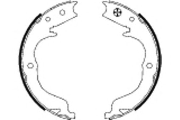 91068300 TEXTAR Гальмівні колодки до барабанів1