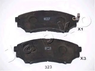 50323 JAPKO-Колодки гальмівні дискові1
