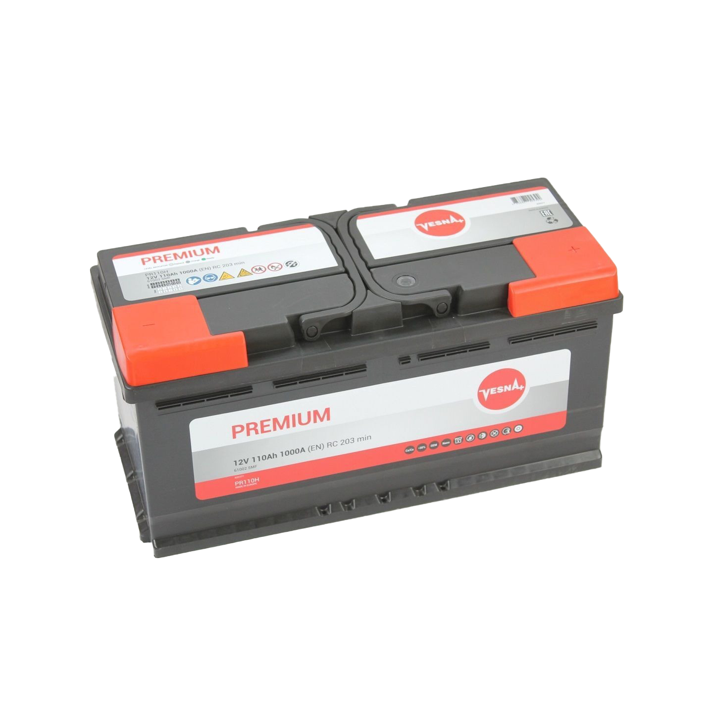 110 Ah/12V Vesna Premium  Euro (0)1