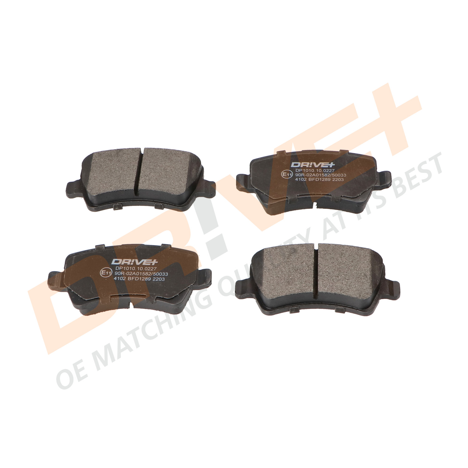 DP1010.10.0227 Drive+ - Гальмівні колодки до дисків1