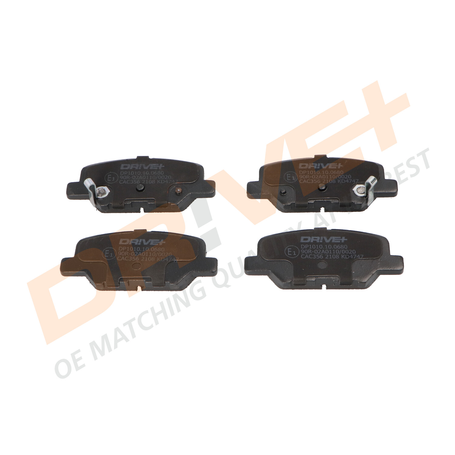 DP1010.10.0680 Drive+ - Гальмівні колодки до дисків0