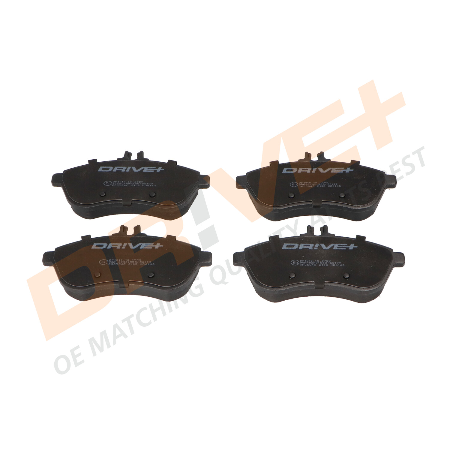 DP1010.10.0759 Drive+ - Гальмівні колодки до дисків0