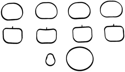 11-37648-01 Victor Reinz  Прокладка колектора впускного Fiat Doblo/Opel Combo 1.4i 10- (к-кт)1