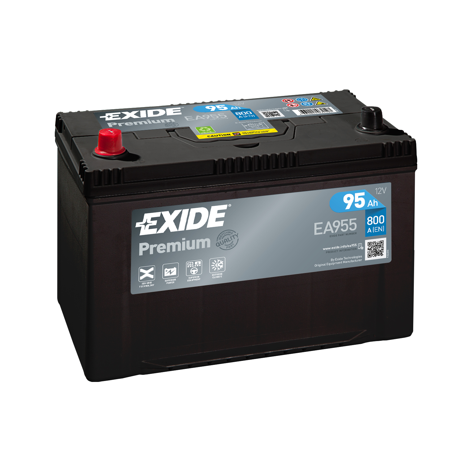 95 Ah/12V EXIDE PREMIUM JIS  (1) EA9551