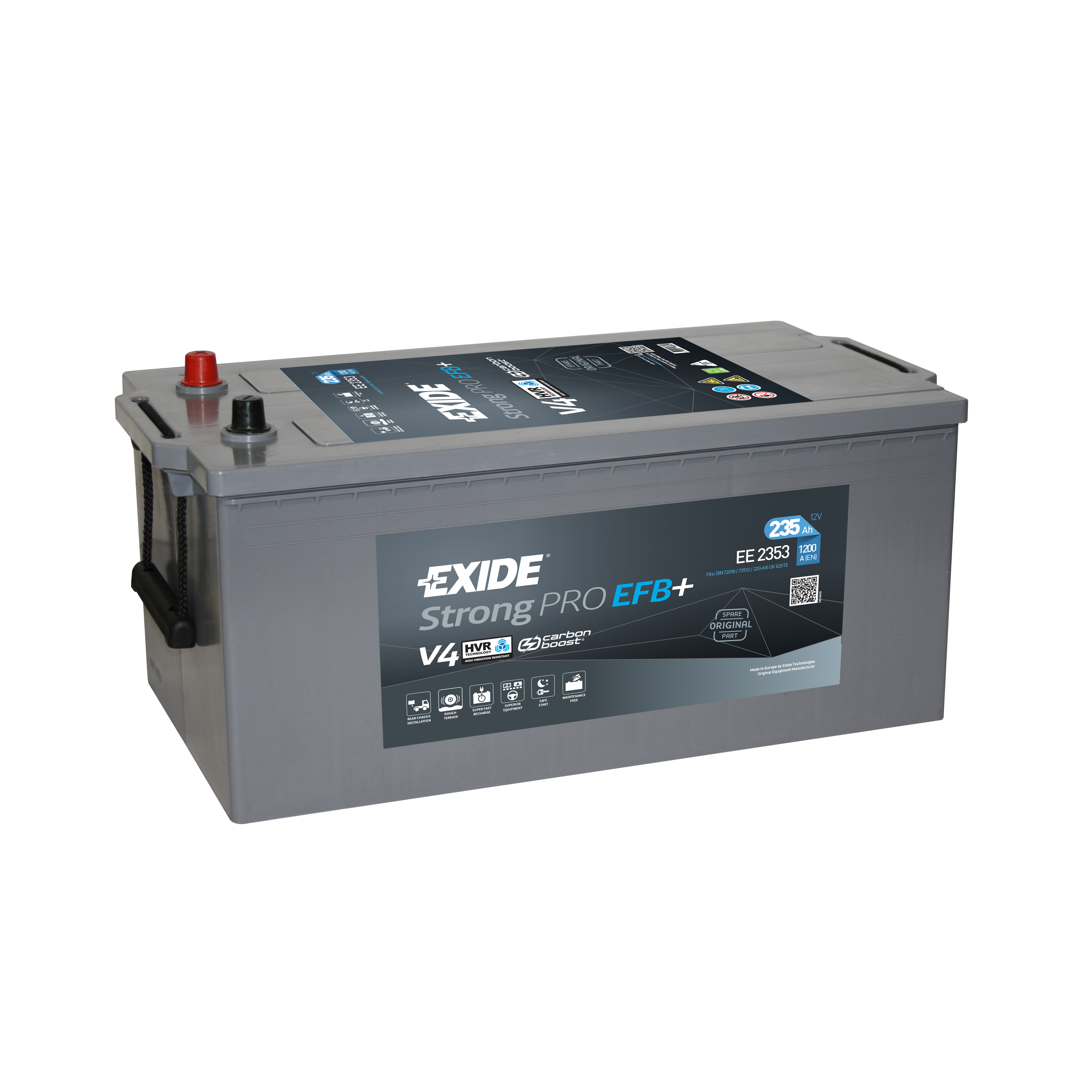 235 Ah/12V EXIDE STRONG PRO EFB+  (3) EE23531