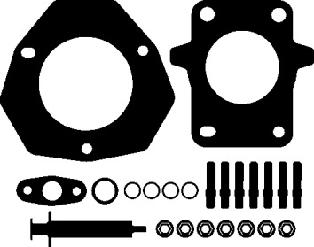 572.870 ELRING Комплект прокладок турбіни Renault Megane III 1.4 TCe 09-1