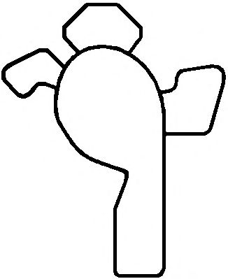 476.780 ELRING Прокладка водяного насосу1